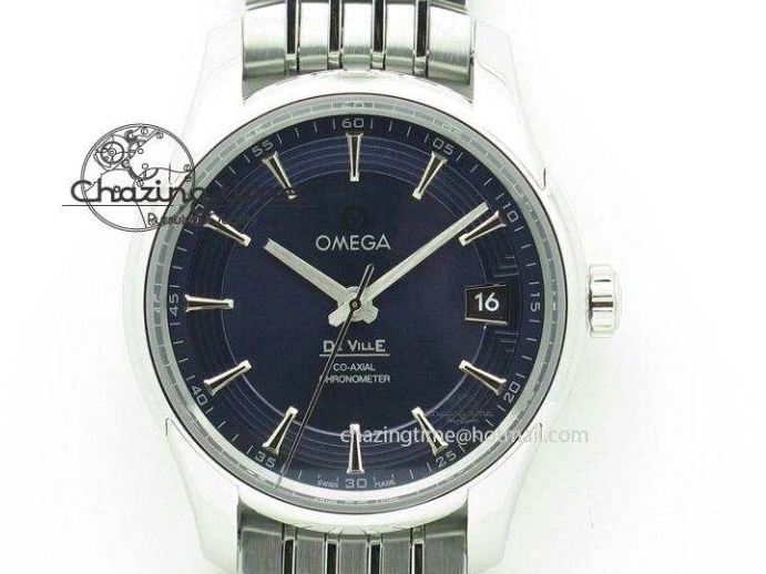 0501 Planet Ocean GMT 42mm V6F Best Edition Blue Bezel Blue Dial On SS Bracelet A ModernLook 8274